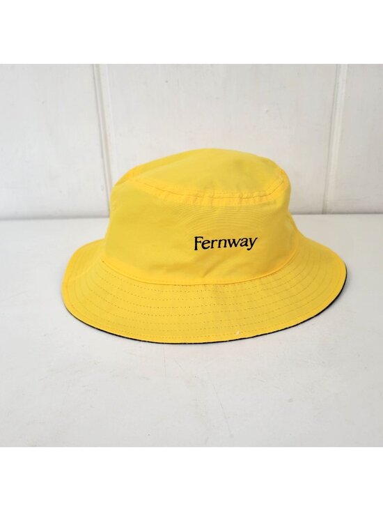 Fernway Accessories - Fernway Logo Reversible Yellow & Navy Bucket Hat